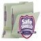 Smead Pressboard Folders, w/Fasteners, 1"Exp, Ltr, 25/BX, Gray Green PK SMD14980 - alternate 1